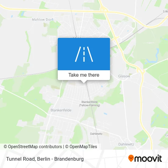 Tunnelweg map