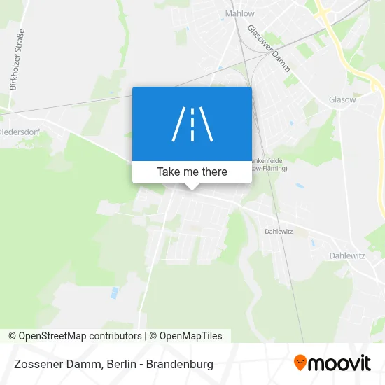Zossener Damm map