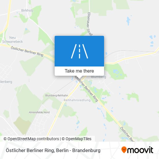 Östlicher Berliner Ring map