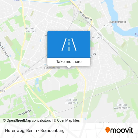 Hufenweg map