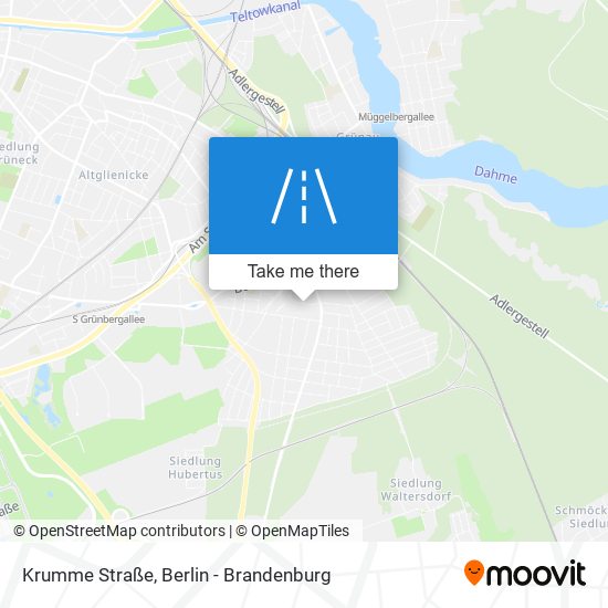 Krumme Straße map