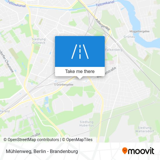 Mühlenweg map
