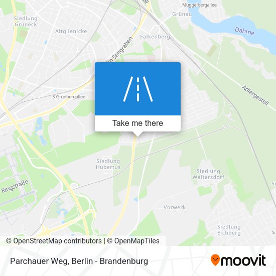 Parchauer Weg map