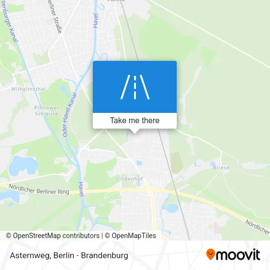 Asternweg map