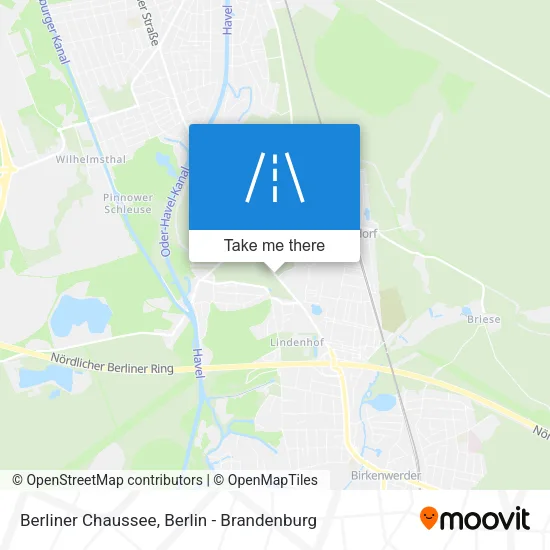 Карта Berliner Chaussee