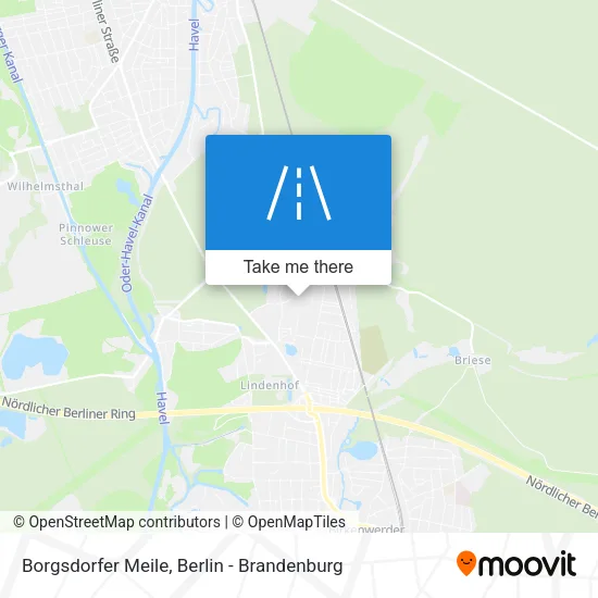 Borgsdorfer Meile map