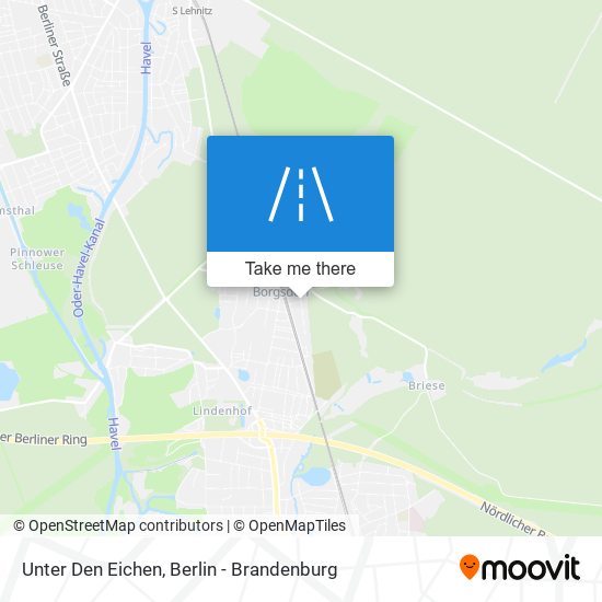 Unter Den Eichen map