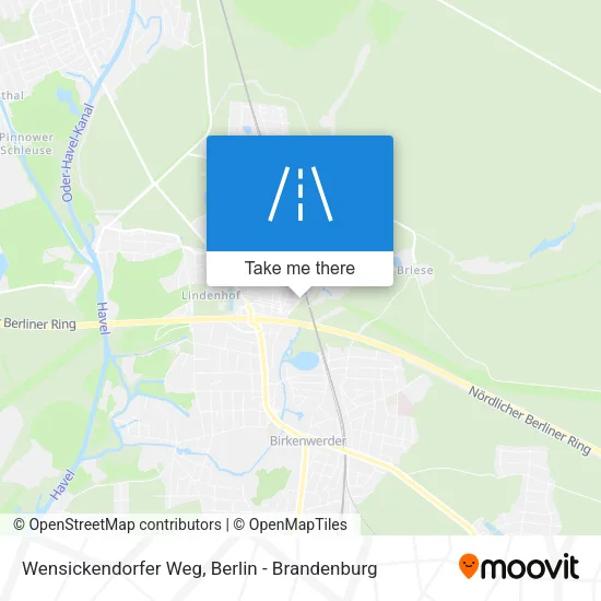 Карта Wensickendorfer Weg