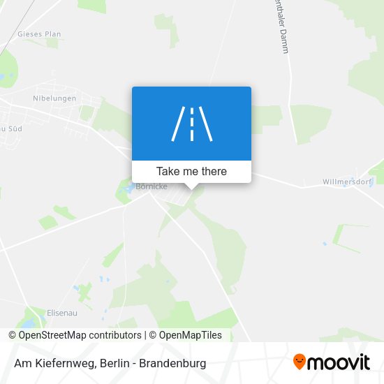 Am Kiefernweg map