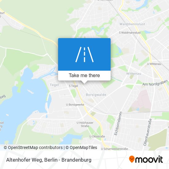 Altenhofer Weg map