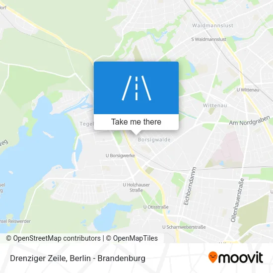Карта Drenziger Zeile