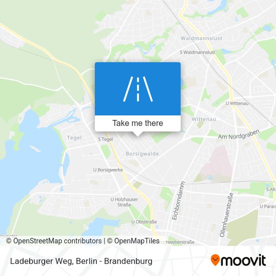 Ladeburger Weg map