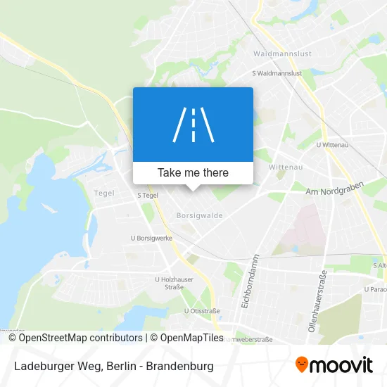 Карта Ladeburger Weg
