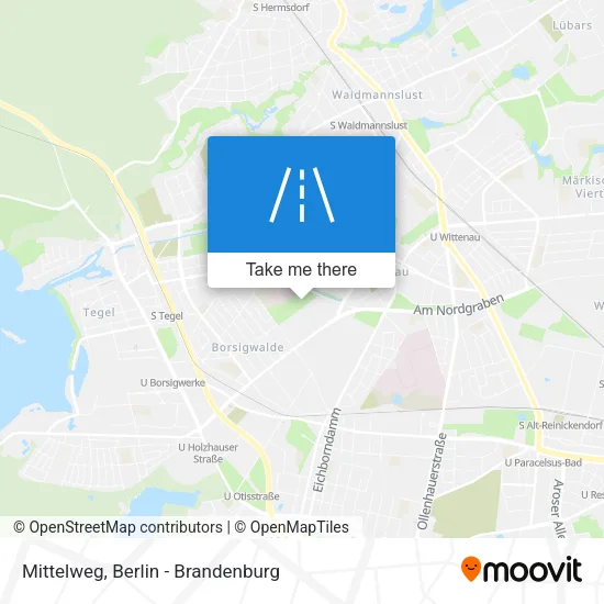 Карта Mittelweg