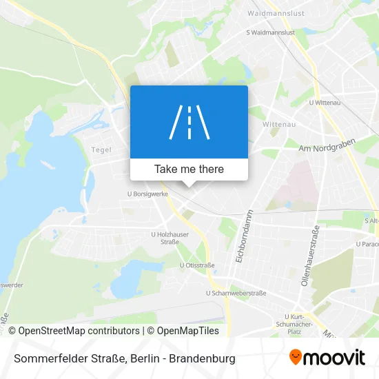 Карта Sommerfelder Straße