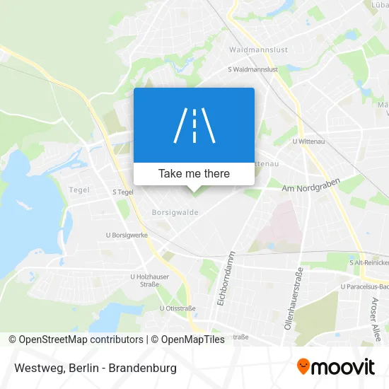 Карта Westweg
