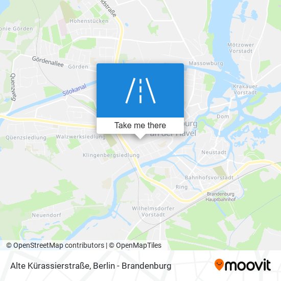 Alte Kürassierstraße map