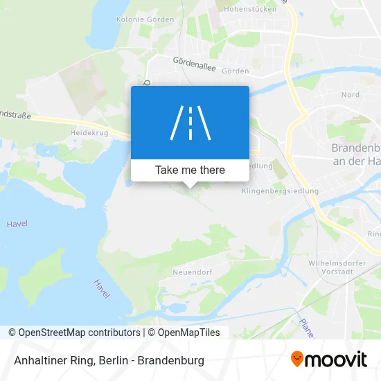 Anhaltiner Ring map