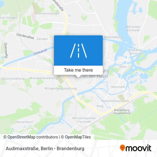 Карта Audimaxstraße