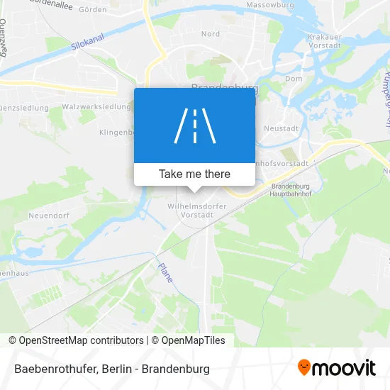 Baebenrothufer map