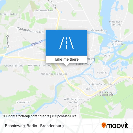 Bassinweg map