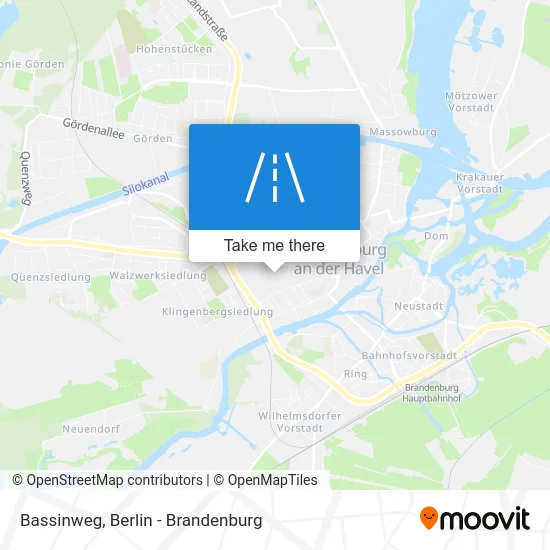 Bassinweg map