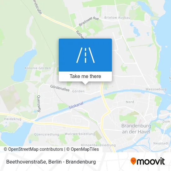 Карта Beethovenstraße