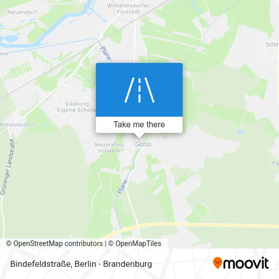 Карта Bindefeldstraße
