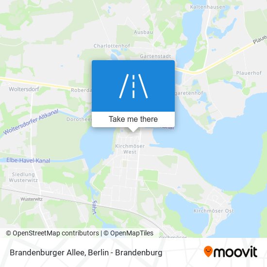 Brandenburger Allee map