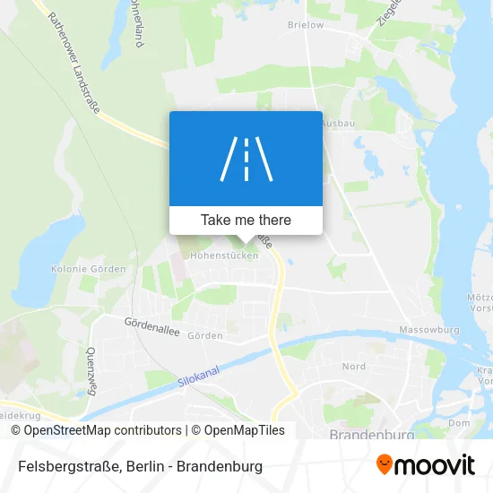 Карта Felsbergstraße