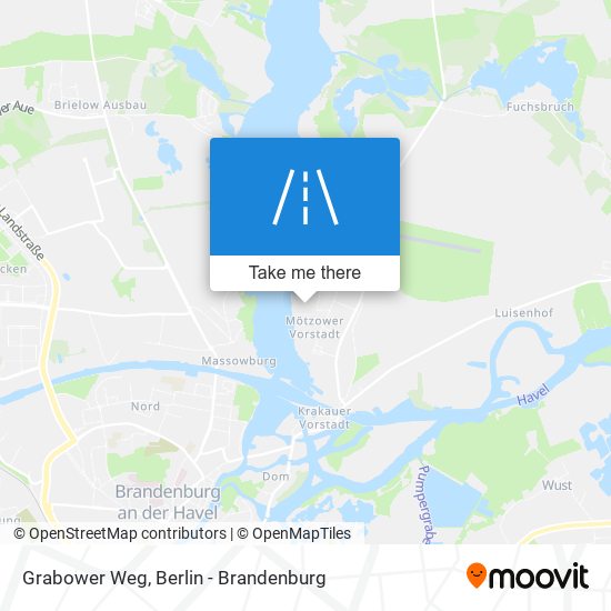Карта Grabower Weg