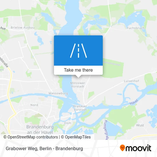 Grabower Weg map
