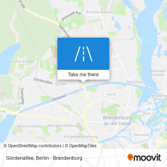 Gördenallee map