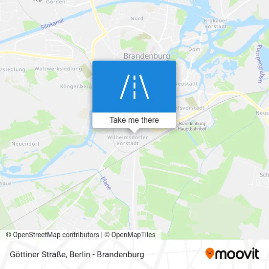 Карта Göttiner Straße