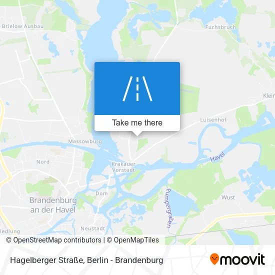 Карта Hagelberger Straße