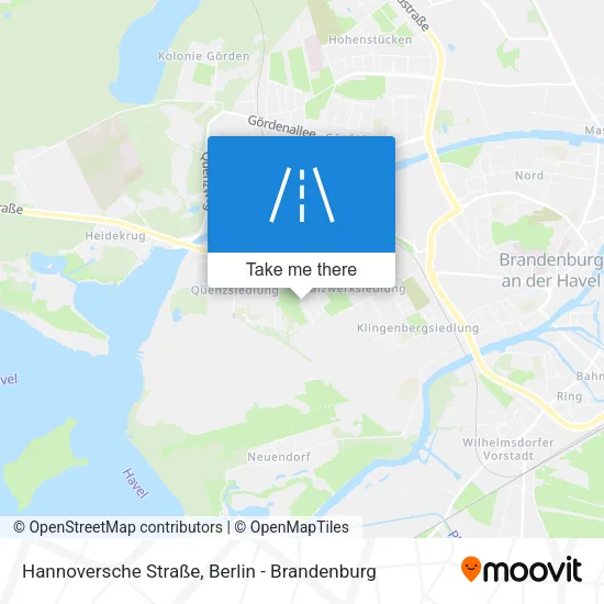 Карта Hannoversche Straße