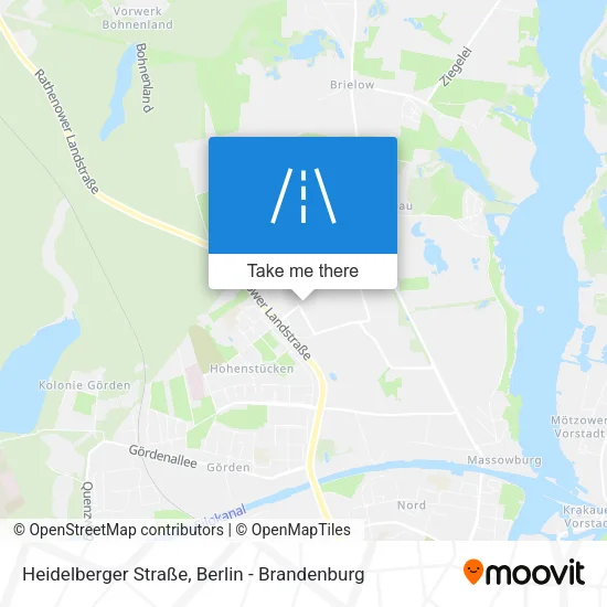 Карта Heidelberger Straße