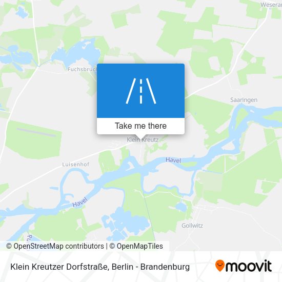 Klein Kreutzer Dorfstraße map