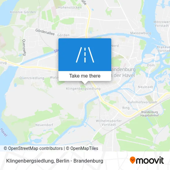 Klingenbergsiedlung map