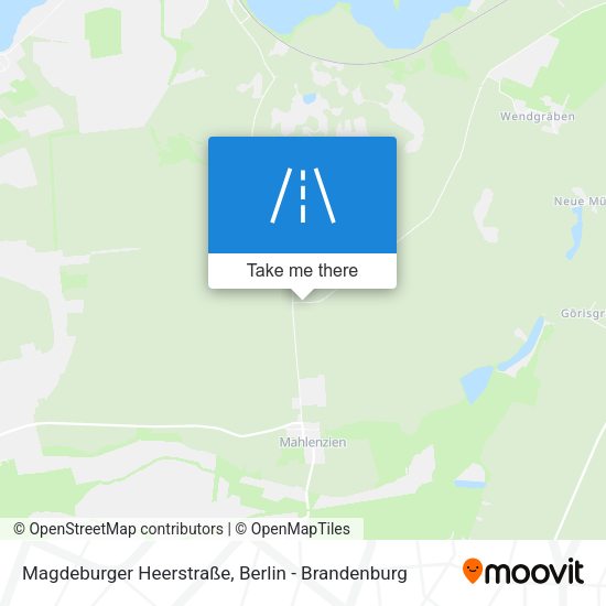 Magdeburger Heerstraße map