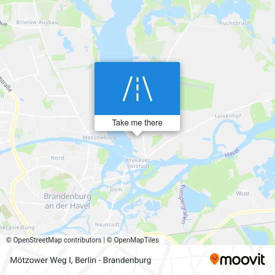 Карта Mötzower Weg I
