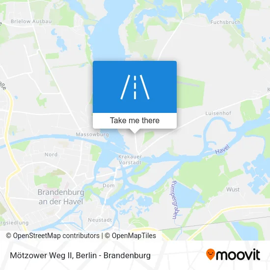 Карта Mötzower Weg II