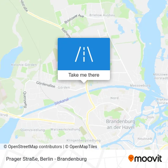 Карта Prager Straße
