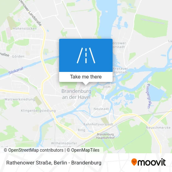 Карта Rathenower Straße
