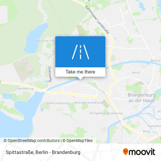 Карта Spittastraße