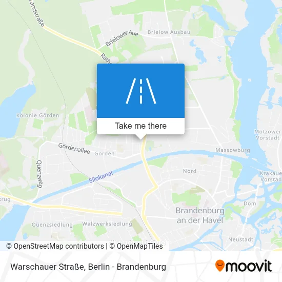 Warschauer Straße map