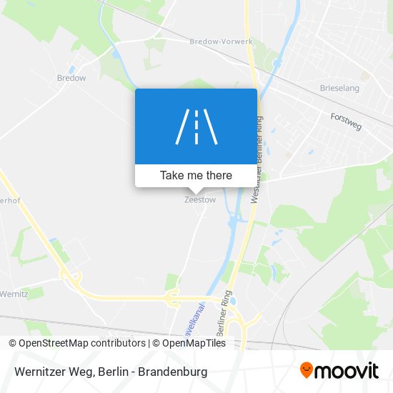 Wernitzer Weg map