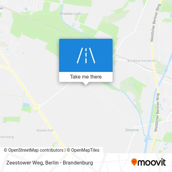 Zeestower Weg map