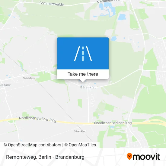 Карта Remonteweg