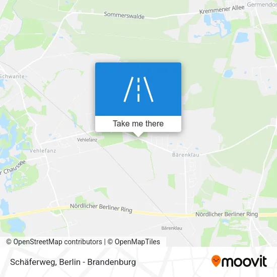 Карта Schäferweg